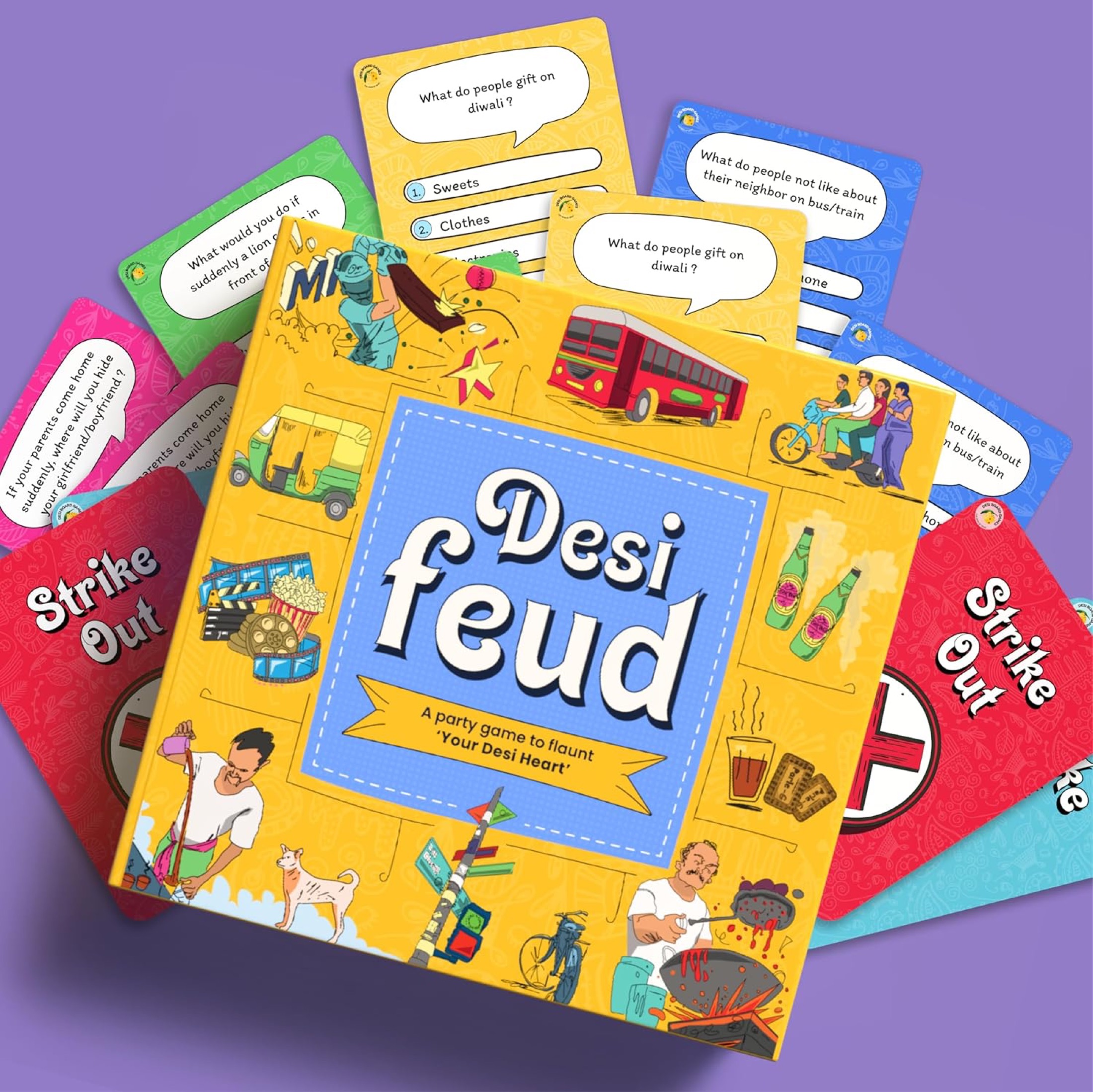 Desi Feud packaging
