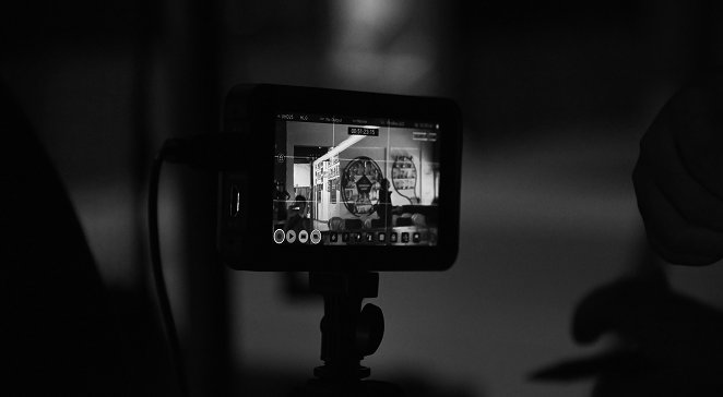 Court — behind the monitor