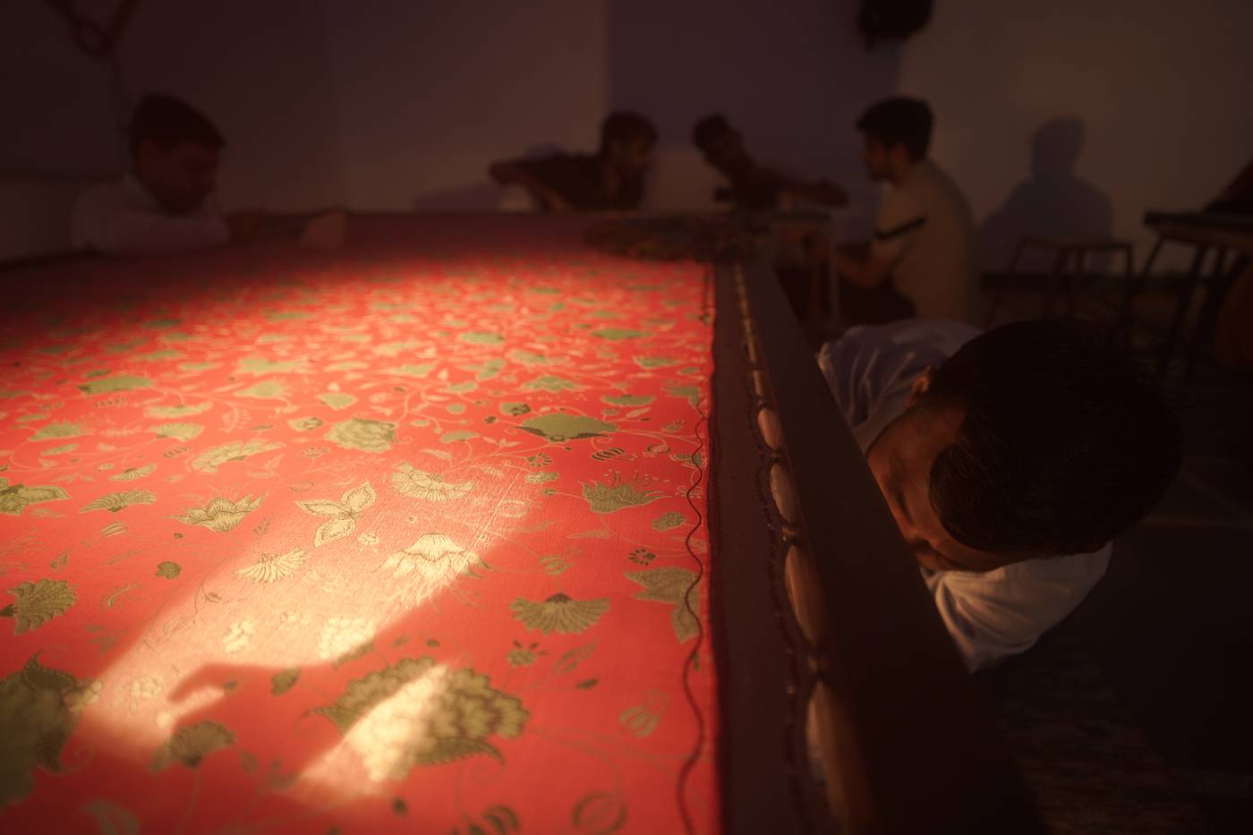 Artisans at work — hand embroidery